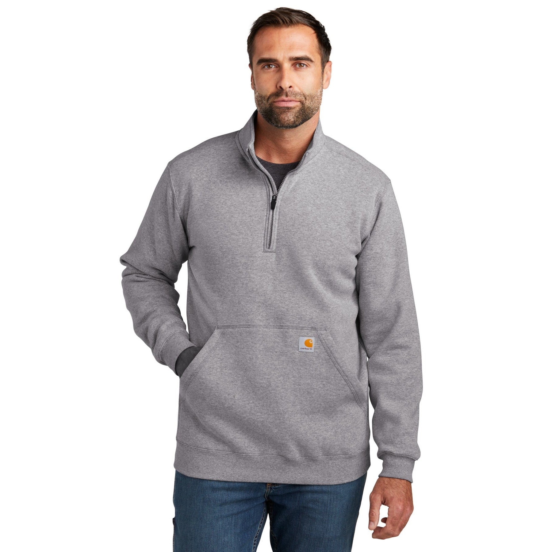Carhartt-Carhartt® Midweight 1/4-Zip Mock Neck Sweatshirt CT105294-MedTech-3